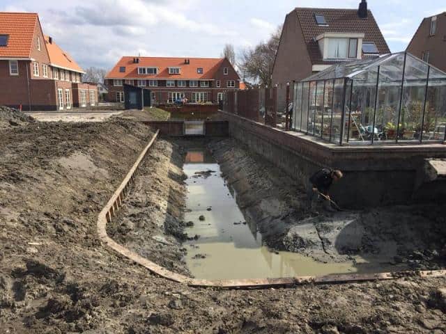 Damwand geplaatst te Poeldijk 2